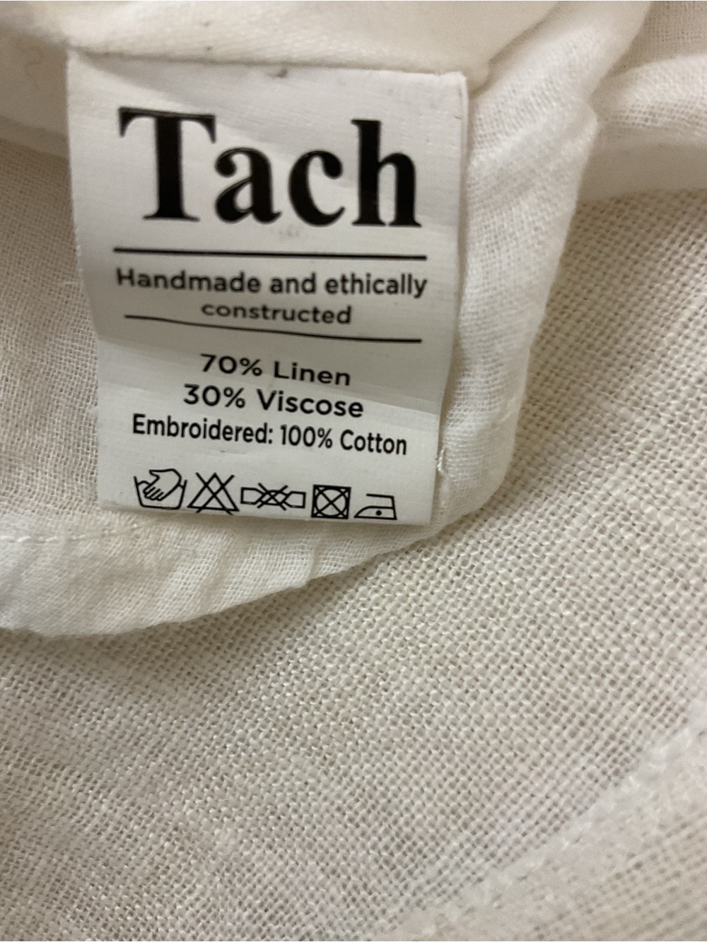 TACH Linen Maxi Dress Size L - Picture 4 of 6